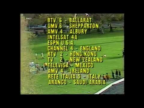 Relay stations taking 1983 Grand Final broadcast. VFL