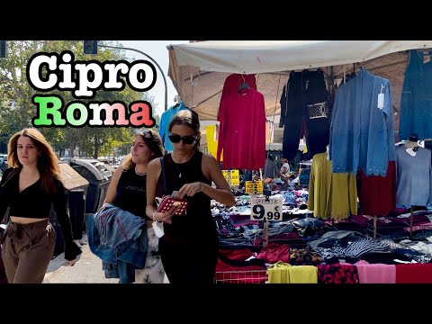 Rome virtual walking tour 4k 2021 zona cipro