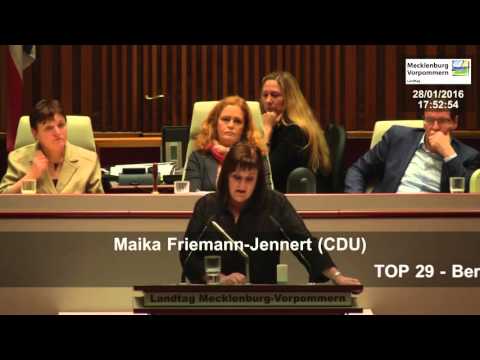 28.01.2016, Maika Friemann-Jennert, CDU-Fraktion, Landtag M-V, Debatte Asylpolitik