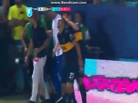 Gol golazo de Jonathan Calleri   Boca Juniors 2 vs Temperley 0   Primera División 2015