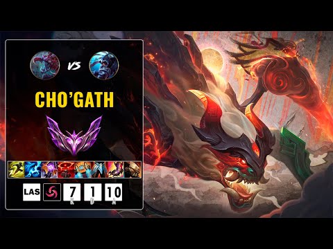 Cho'Gath vs Talon: ⚡ CREAGRIETAS + CINTURÓN HEX: ¿CHO'GATH JUNGLA META S+? | 25.24