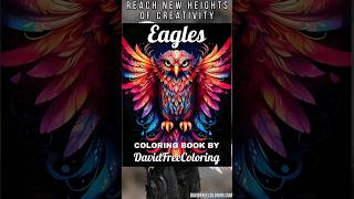 Eagles Coloring Book | Coloring Printable Pages for Adult #coloringbook #colouringasmr
