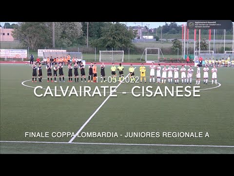 Finale Coppa Lombardia  2022 - Juniores Regionale A - Calvairate  Cisanese