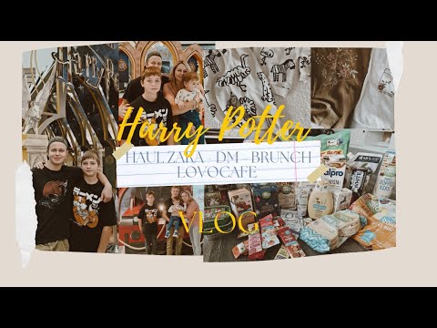 VLOG // WESTFIELD CHODOV - HARRY POTTER výstava & Haul Zara & oblíbenci DM & Brunch LovoCafe