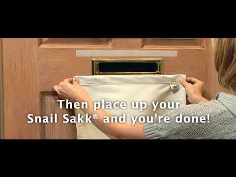 Snail Sakk Mail Catcher For Slots Basket Letter Cage Bag Box 784672416047