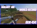 Walnut WORLD RECORD 1:14.8 OEM 450 | While Track Creator Was In Call | Mx Bikes