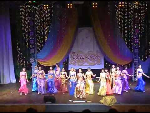 Anna Borisova Russian Belly Dancer Group Choreography