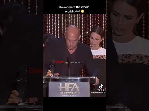 Vin diesel speech that made the world cry😢 #fastx #paulwalker #vindiesel #supra