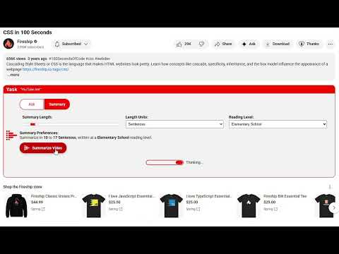 Summarize Any YouTube Video Instantly with Yask (AI Chrome Extension Demo)