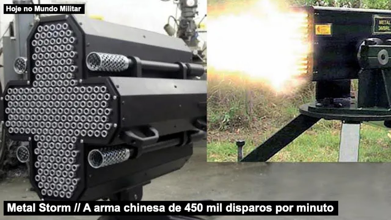 Metal Storm – A arma chinesa de 450 mil disparos por minuto