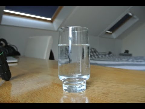 Pouring water into a glass stereo sound effect HQ 96kHz