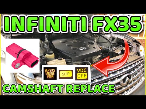 Infiniti FX35 camshaft position sensor replace 2003 to 2008 p0340