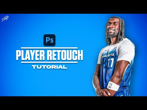 Retouch Photos Like A Pro || Sports Graphic Design || Photoshop || WFlowDesign