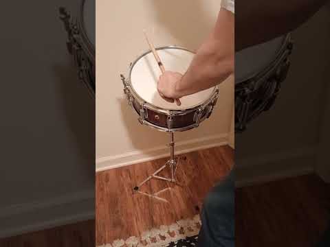 CUSTOM SUPER THICK CHERRY STAVE SNARE DRUM TAMA HDWE (C VIDEO)- TOBACCO BURST - FREE SHIP TO C-USA! image 10