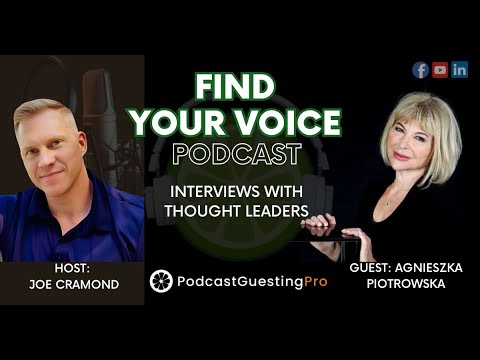 Find your voice | Interview with Agnieszka Piotrowska — Joe Cramond