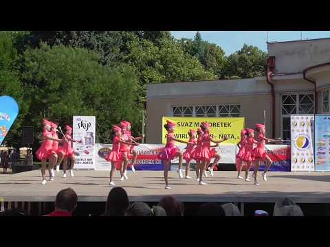 Pražské mažoretky, TJ Sokol Vysočany ktg. Děti mladší, pódiová formace - 5.místo na MČR