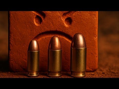 9mm vs .40 vs .45 – The Clay Block Showdown!