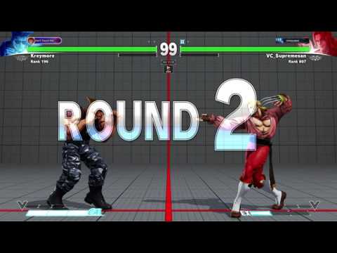 SFV Rank Matches Kreymore (Guile) vs. VC_Supremesan (Vega)