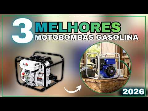 Melhores Motobombas a Gasolina 026: Branco B4T-716, Tekna MBAE20TK4 ou Toyama TWP50SH