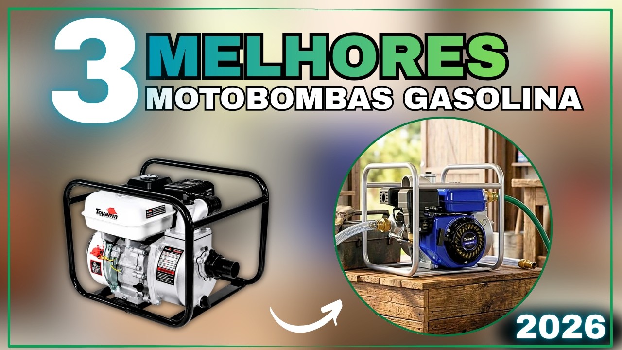 Melhores Motobombas a Gasolina 026: Branco B4T-716, Tekna MBAE20TK4 ou Toyama TWP50SH