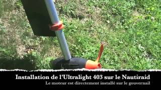 preview picture of video 'Essai du Torqeedo Ultralight 403 sur le Nautiraid Grand Raid II 540'