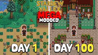 100 Days of MEGA MODDED Stardew Valley