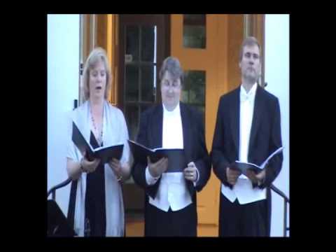 Nyberg, Calvén and Bengtsson sing a Prayer from Rossini's Mosè in Väsby Park 2009