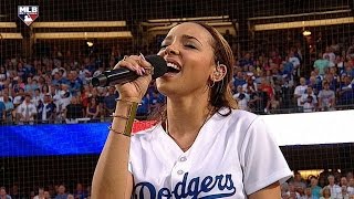 STL@LAD: Recording artist Tinashe performs anthem
