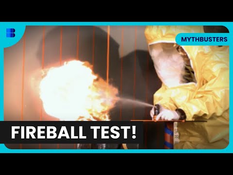 Can Stun Guns Ignite a Fireball? - Mythbusters - Science Documentary