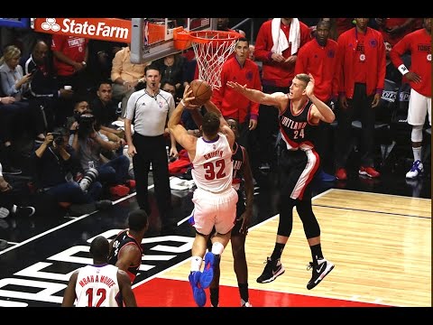 Clippers Blake Griffin with his son press conference