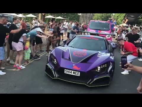 @Shmee150 zenvo TSR S arriving at Gumball 3000 rally