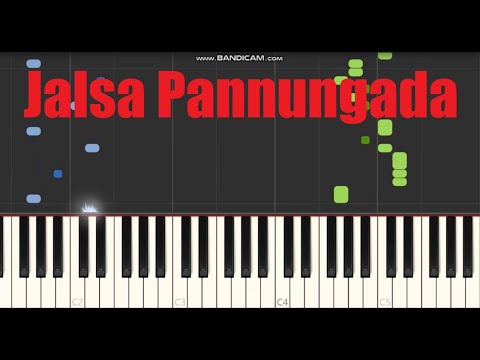 Jalsa pannungada piano notes,tutorial  | Yuvan Shankar Raja | Chennai -28.