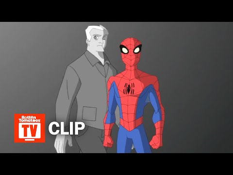 The Spectacular Spider-Man (2008) - Spider-Man & Uncle Ben Fight the Symbiote Scene (S1E12)
