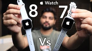 Download lagu Apple Watch 7 vs 8 Full in depth Comparison in Hindi | is that any difference?  Mohit Balani mp3