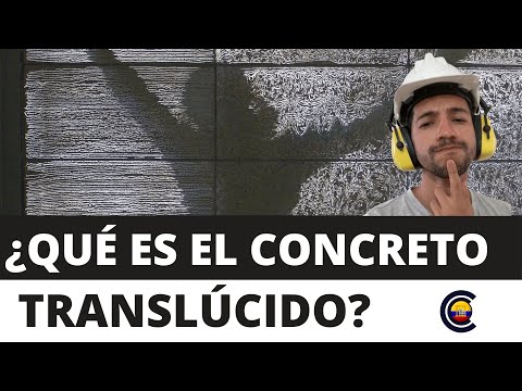 ¿Concreto transparente? || Concreto translúcido, ¿Qué es? ¿Cómo se hace?