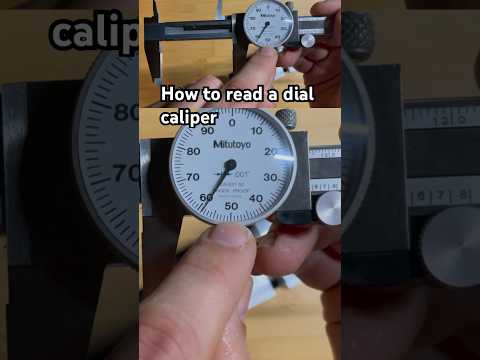 How to read a dial caliper