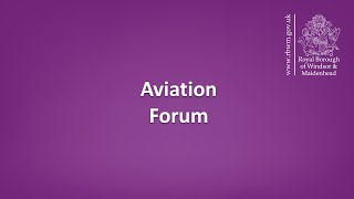 RBWM Aviation Forum - 23 April 2024