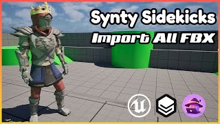 Import Synty Sidekicks (Modular Setup using FBX) to Unreal Engine 5.6