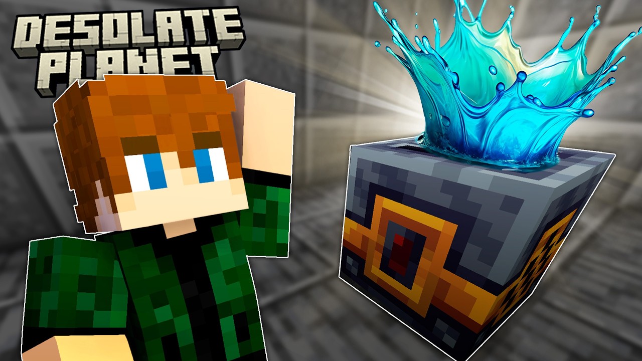 RESOLVENDO o PROBLEMA de ÁGUA do MODPACK!!! - Minecraft Desolate Planet E15 (1.20)