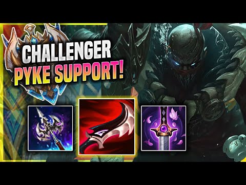 LEARN HOW TO PLAY PYKE SUPPORT LIKE A PRO! - Challenger Plays Pyke SUPPORT vs Qiyanna! | Patch 11.17