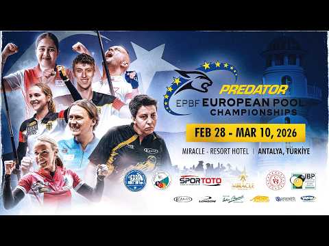 Table 1 ▸ Predator European Championship 2026 - Day 8 - part 1