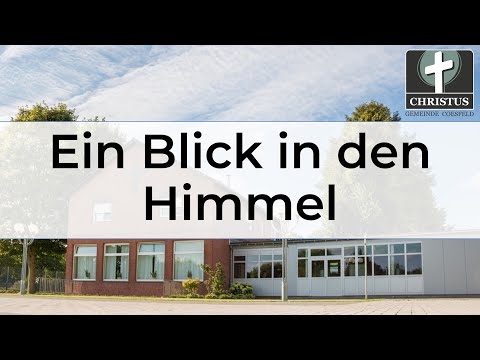 Ein Blick in den Himmel - Waldemar Ehrlich - Predigt - 09.01.2022