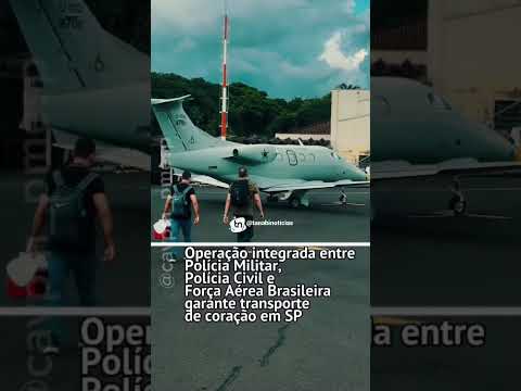 Coração é transportado de Catanduva a Rio Preto e segue para transplante no InCor em SP