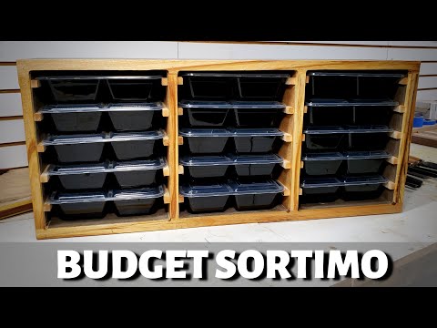 CHEAPEST DIY SMALL PARTS STORAGE ORGANIZER
