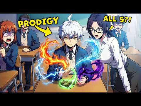 He’s the Only One Who Has Abilities of All Five Elements at the School! - Manhwa Recap