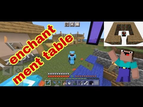 RISHABH GAMER - Create enchantment table and portal in survival city