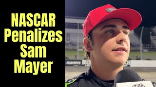NASCAR Punishes Sam Mayer After Wrecking Jeb Burton After The Checkers