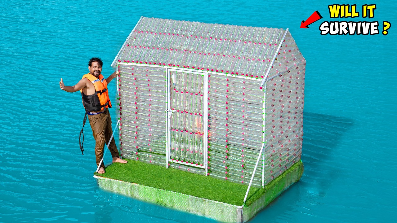 We Built A House Only Using Bottles -  Will It Work?