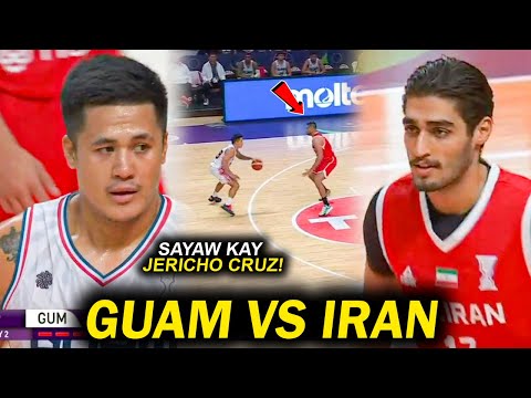 Solid Performance Kay Jericho Cruz sa Debut Game ng Guam Kontra Iran! May Pinasayaw si Cruz!