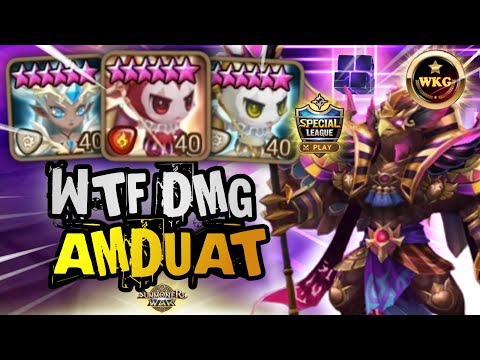 3 SEC CLEAVE TEAM with AMDUAT IN 4 STAR BATTLE IN RTA SUMMONERS WAR